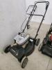 Self propelled mower working