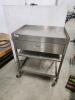 Stainless cart 28"L 20"W 36"H