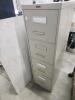 4 Drawer letter size filing cabinet