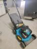 Running Push mower