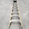 8' Fiberglass Featherlite alum step ladder