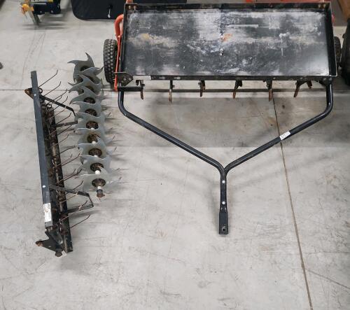 Agri-fab 40" Lawn Aerator w quick attach attachments