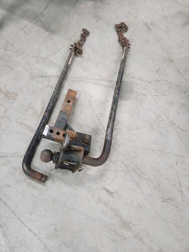 Solid 2" sway bar hitch w 2 5/16" ball