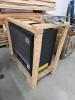 Unused Newmac woodstove 32"W 19"D 32"H