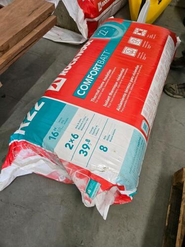 16" 2"x6" R22 Batt insulation