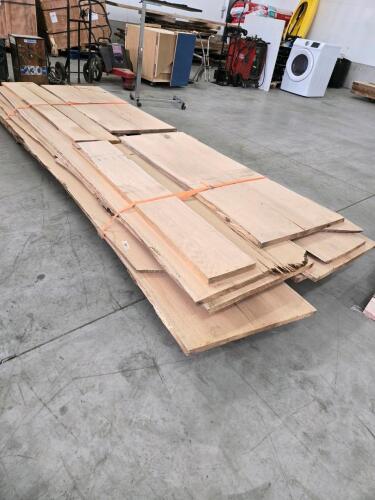 Lift of 1" various sized red oak kiln dried boards