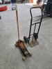Floor jack as is & dolly cart