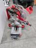 Working Milwaukee 12" sliding mitre saw w folding stand