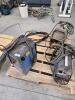 Mig welder, plasma cutter, battery charger untested as is