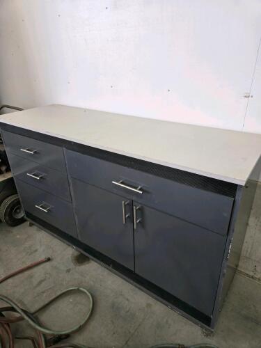 Rolling cabinet 60"W 19"D 35"H