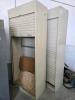 2 Metal storage cabinets w roll up fronts 36"W 18"D 87"H