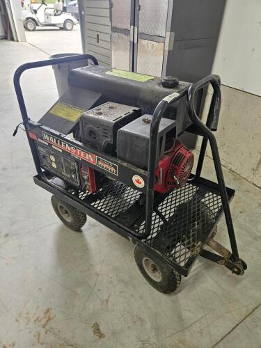 13hp 7200w Wallenstein generator w electric start & new battery, working