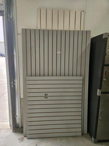 3 Various sized pieces of slot board