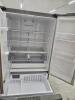 2022 Used Samsung stainless working fridge 36"W 70"H, has a few dings - 2