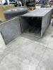 Metal storage box 24&rdquo;W 52&rdquo;D 24&rdquo;H