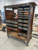 Rolling storage cabinet 47&rdquo;L 25&rdquo;W 65&rdquo;H