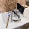 Tomato slicer, meat masher, monitor