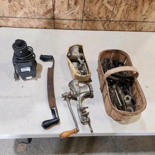 Drill bit sharpener, meat grinder, etc.