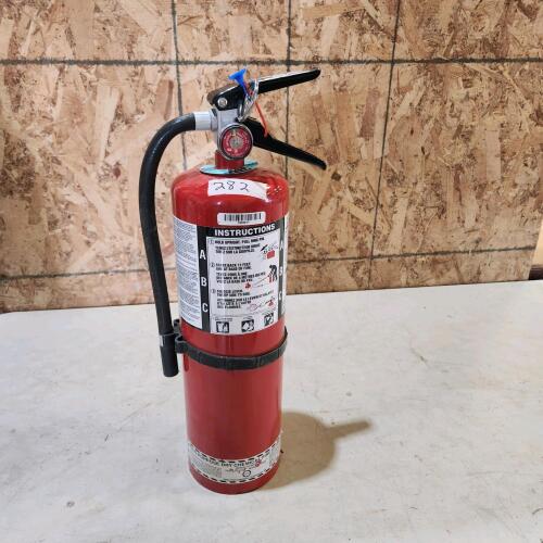 16" Charged fire extinguisher