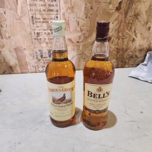 2 1L Sealed bottles of scotch whisky