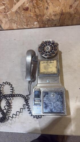 Vintage pay phone