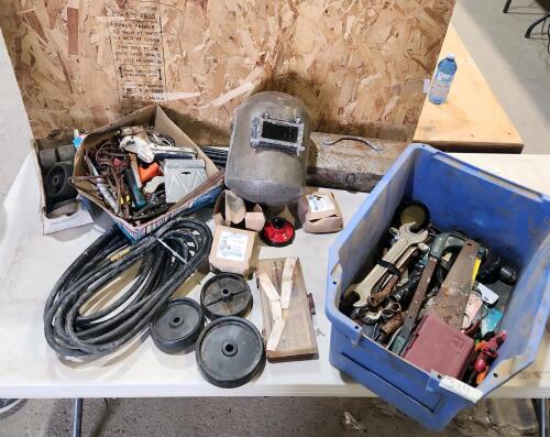Hoses, assorted tools
