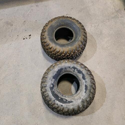 2 22x11-8 Tires, in good condition