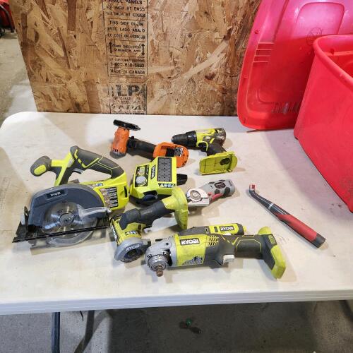 Cordless power tools, no batteries or chargers