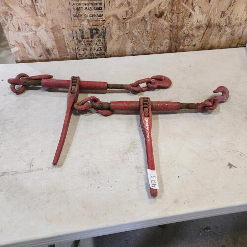 2 Ratcheting chain binders