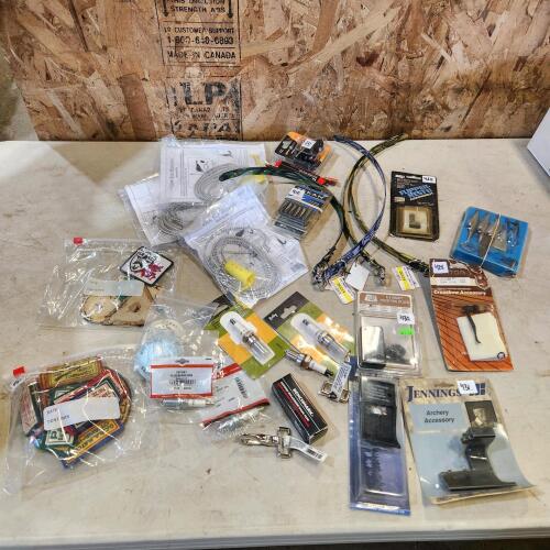 Dog collars, tails ties, spark plugs, etc.