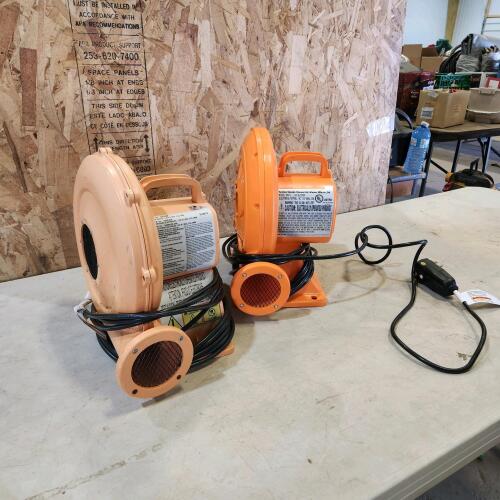 2 Jobsite air movers