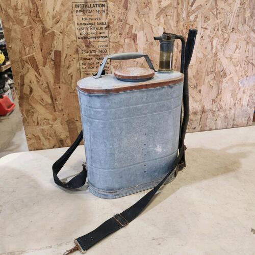 Vintage backpack sprayer