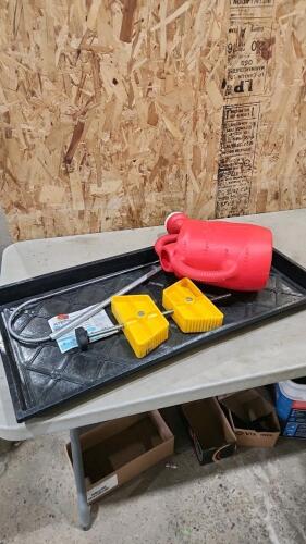Boot tray, toilet snake, etc.
