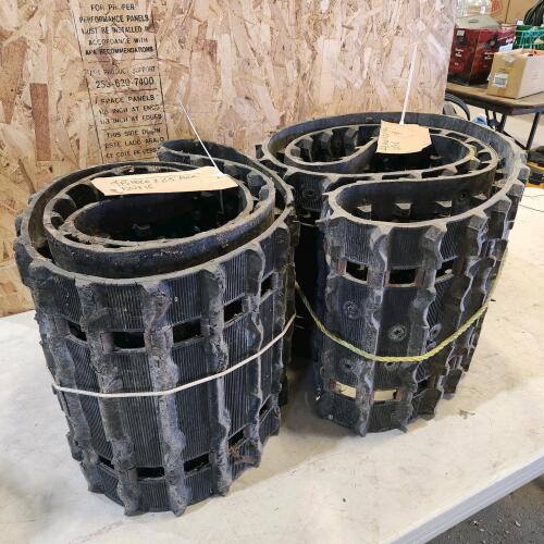 2 120" Used snowmobile tracks