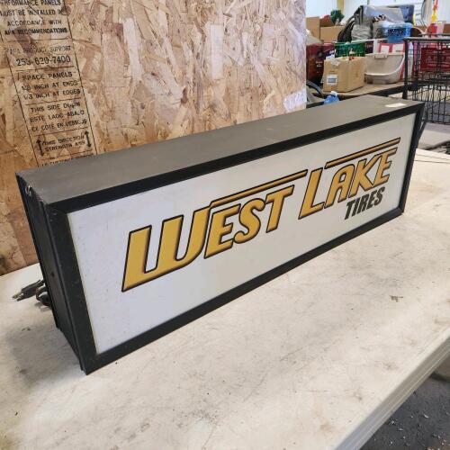 3'x1' Hanging light up sign