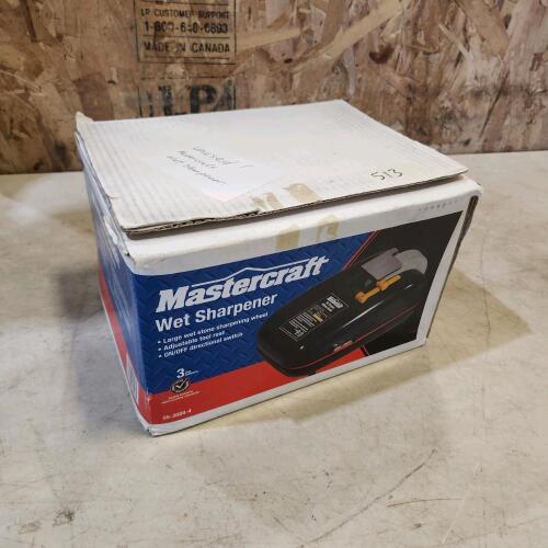 Unused Mastercraft wet sharpener