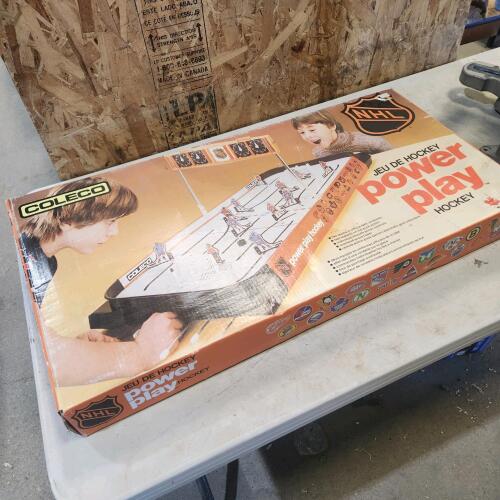 Vintage tabletop hockey game