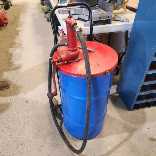 Barrel cart & pump