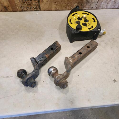 2" Hitches, ext cord on reel