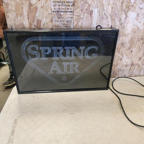 Light up sign 16"x25"