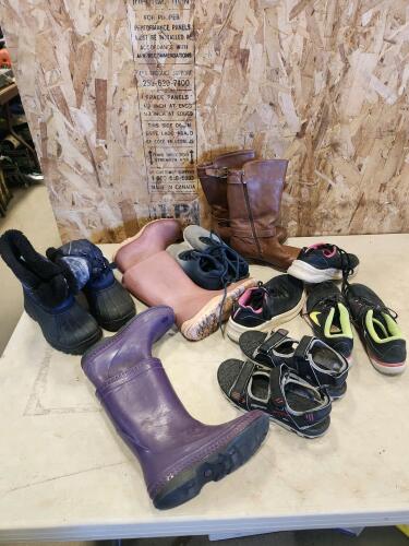 assorted girls footwear
