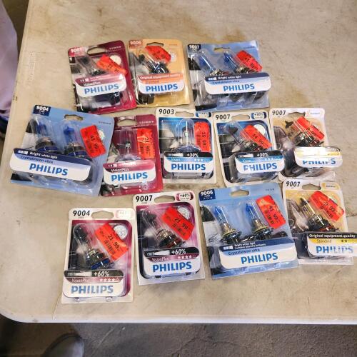 New car headlight bulbs