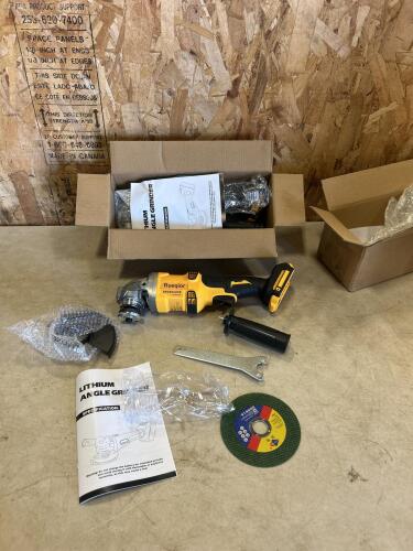 2 Unused 20v cordless angle grinders tool only