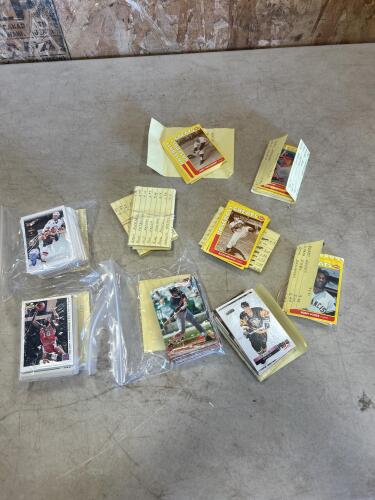 Assorted sports cards