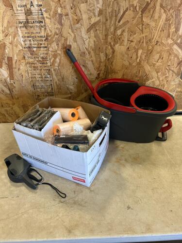 Vileda spin mop & bucket, price taggers