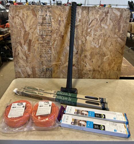 20&rsquo; 5% ceramic window tint, 2 18&rdquo; LES light bars, sledge w damage, pvc cord cover