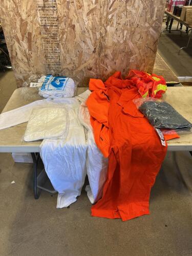 Assorted work clothes
