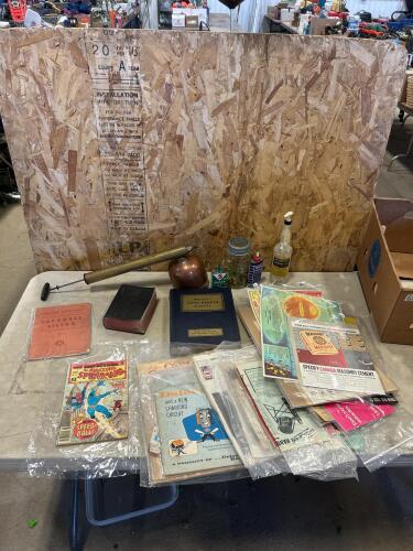 Vintage automotive manuals, other vintage items