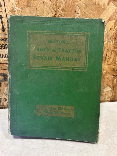 1930-40 Truck & tractor repair manual