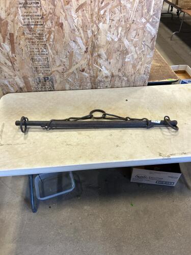 Antique metal single whipple tree